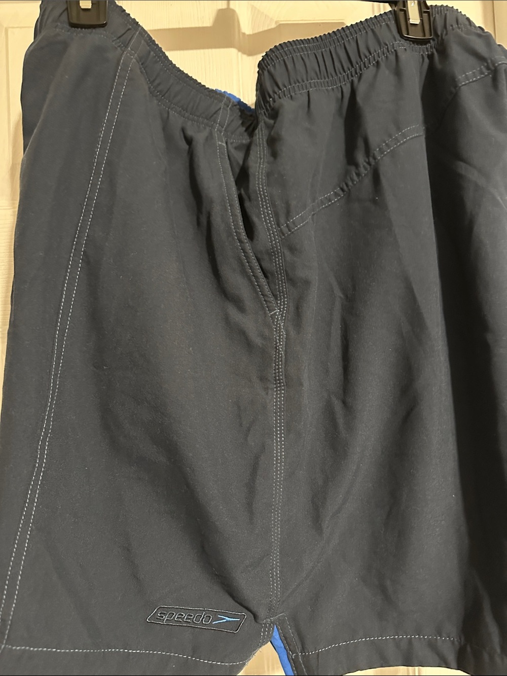 Speedo Men's Navy Blue Swim Trunks